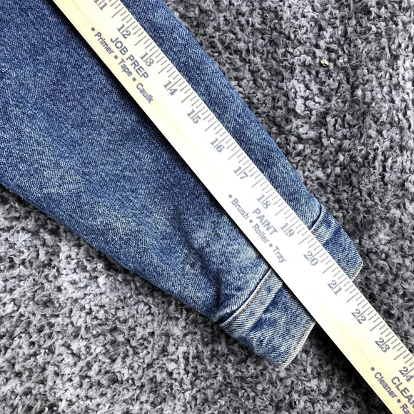 Vintage Levis Jacket Mens Medium Blue Denim Trucker Lined USA 70417-0814 90s - Picture 6 of 9